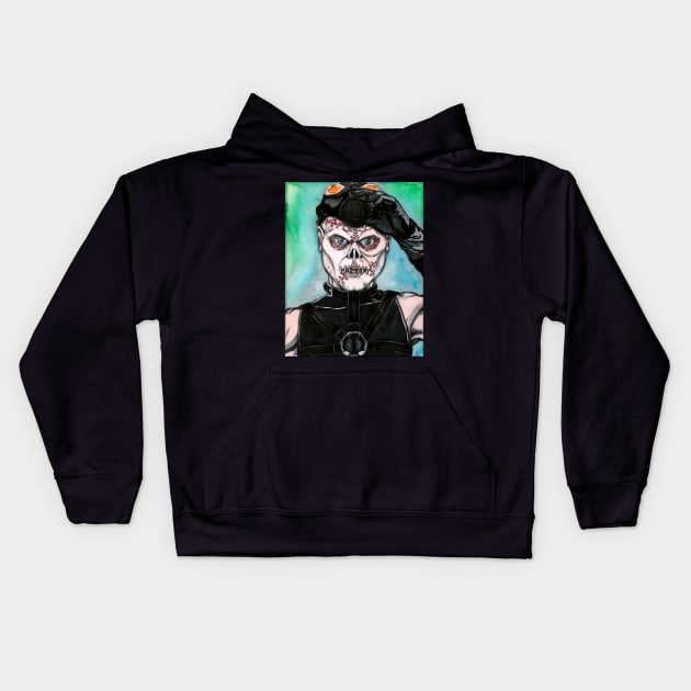 Psycho Mantis Kids Hoodie by AnalogArtByAdam